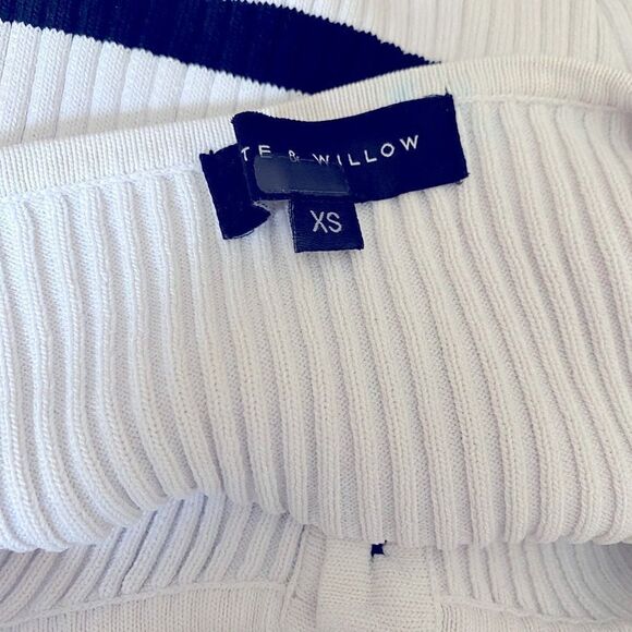 Slate & Willow Ribbed Henley Dress Size XS - Picture 8 of 9